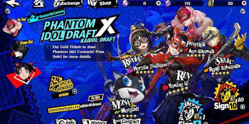 6 самых быстрых способов улучшить персонажей в Persona 5: The Phantom X