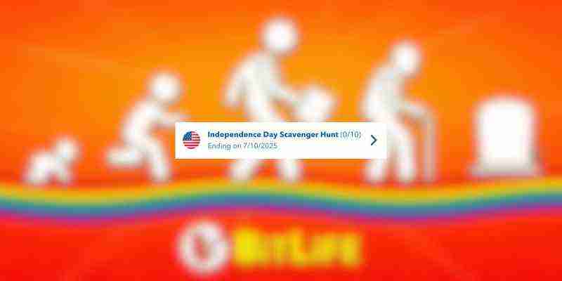 Как пройти квест Independence Scavenger Hunt в BitLife