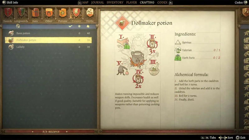 Kingdom Come: Deliverance II – Руководство по всем рецептам алхимии