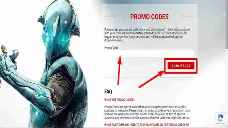 Список промокодов Warframe