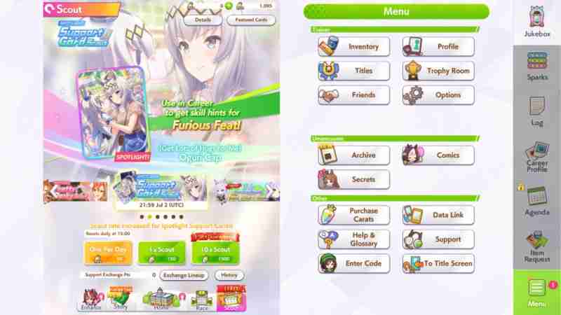 Umamusume: список уровней карт поддержки Pretty Derby [релиз]