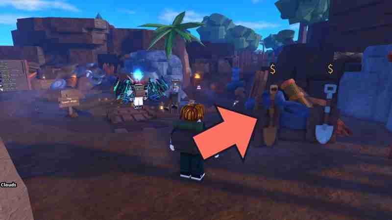 Все локации лопат в Dig It — Roblox