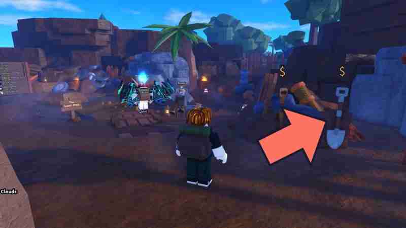 Все локации лопат в Dig It — Roblox