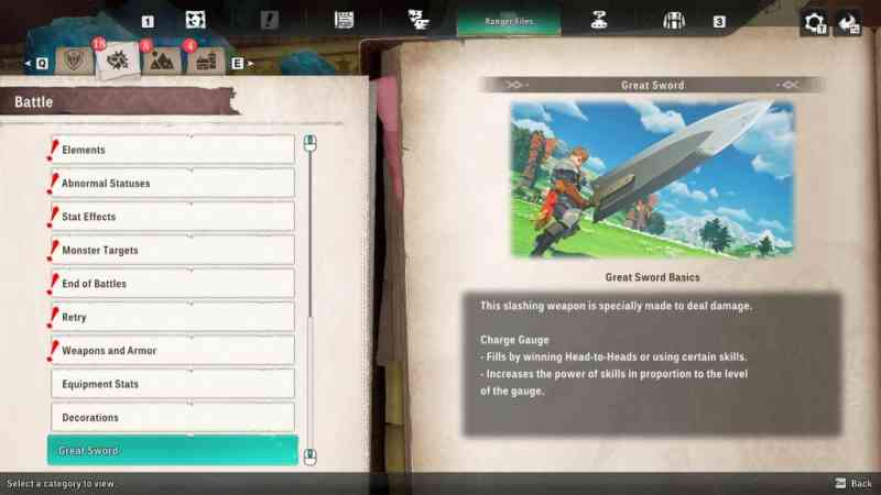 Все виды оружия в Monster Hunter Stories 3: Twisted Reflections и принцип их работы.