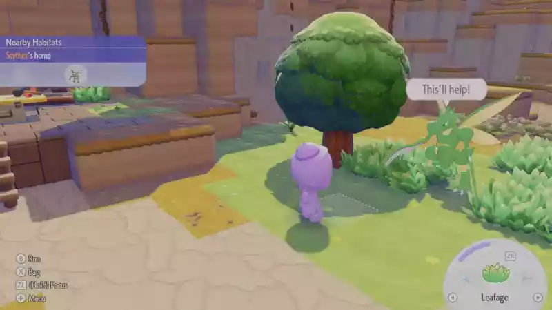 Как рубить древесину в Pokemon Pokopia