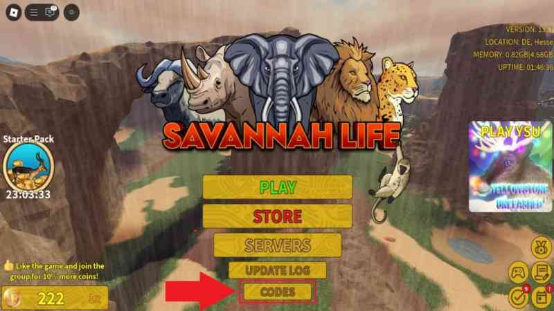 Коды Savannah Life (март 2026 г.)