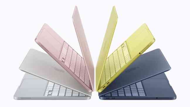 Apple представила новый бюджетный MacBook Neo в четырех ярких цветах.