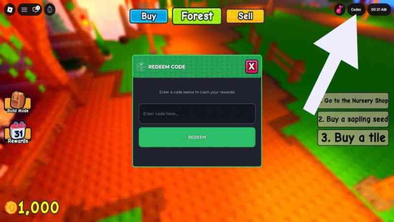 Коды Superforest для Roblox (март 2026 г.)