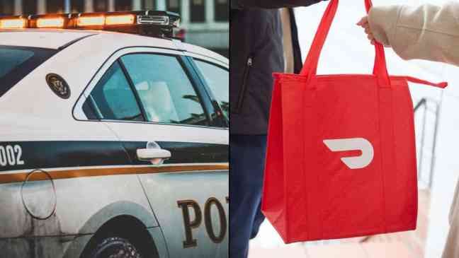 Полиция шокировала клиента DoorDash, завершив доставку после ареста водителя.