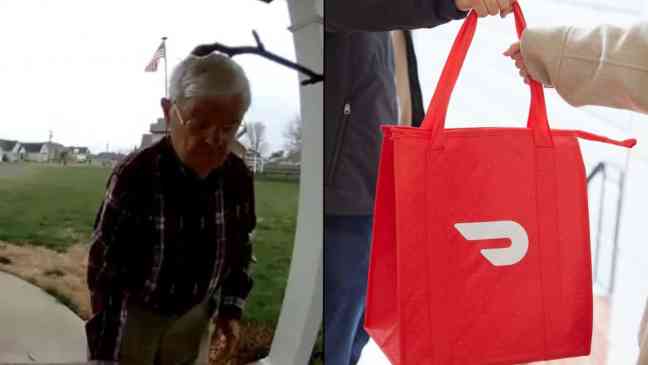 Интернет-магазин собрал 500 000 долларов для пожилой пары, работающей в DoorDash, чтобы свести концы с концами.
