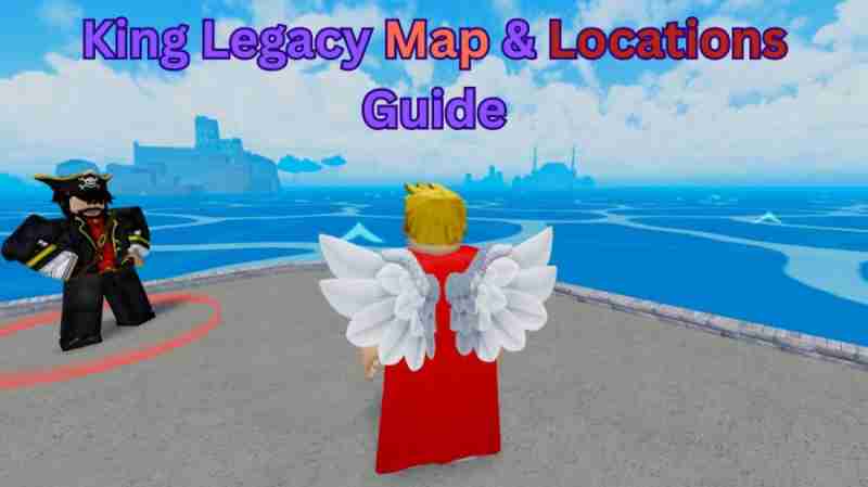 Полная карта King Legacy (обновление 10) – все острова, задания и требования к уровню