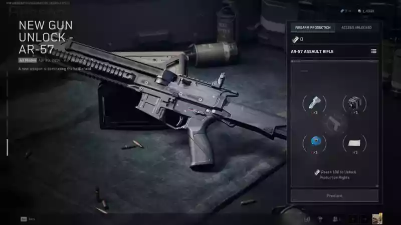 Как получить штурмовую винтовку AR-57 в 9 сезоне Delta Force