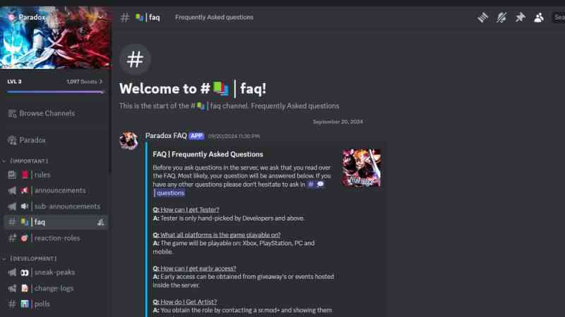 Официальная ссылка на Trello от Paradox — Roblox