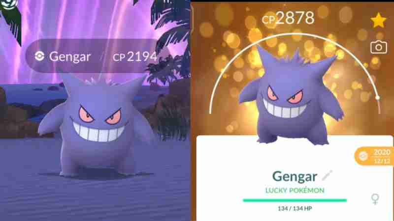 Генгар из Pokemon GO
