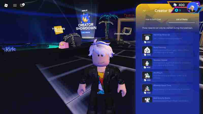 Как заработать кредиты для Roblox Creator Showdown 2026